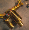 Valvetronic Ferrari GTC 4 Lusso 6.3L Catback, T304 SS Anodized Gold OEM Style Tips FER.GTC4.VSES.AG