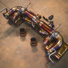 Valvetronic Ferrari 458 Italia 4.5L Catback, Grade 5 Titanium, OEM Style Tips FER.458.VSES.TI