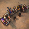 Valvetronic Ferrari 458 Italia 4.5L Catback, Grade 5 Titanium, OEM Style Tips FER.458.VSES.TI