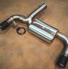 Valvetronic BMW F Series Axleback T304 SS Brushed 3.5" Tips BMW.F.VSES.BR.BRSH