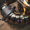 Valvetronic Ferrari 430 Scuderia 4.3L Catback, Grade 5 Titanium, Titanium OEM Style Tips FER.SCUD.VSES.TI