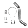 MBRP Black 12 Inch Slip-On Muffler 1.25 Inch ID/2 Inch OD For 85–87 Honda ATC 250ES/TRX 250