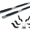Go Rhino 105404680PS - 5" 1000 Series Side Steps with Mounting Brackets Kit - Polished Stainless Steel