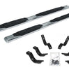 Go Rhino 105403580PS - 5" 1000 Series Side Steps with Mounting Brackets Kit - Polished Stainless Steel