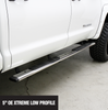Go Rhino 685036880PS - 5" OE Xtreme Low Profile SideSteps With Mounting Bracket Kit - Polished Stainless Steel