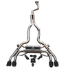 Valvetronic BMW F97,F98 X3M,X4M 3.0L Catback, T304 SS Forged Carbon 3.5" Tips BMW.F9X.X3M.VSES.BR.FC