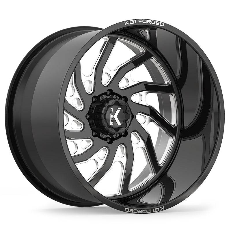 KG1 Forged Bounty Gloss Black Milled 26X16