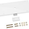 Backrack Utility Light Bracket; Universal; White; 10.5 In. Base, Center Mount 91002W