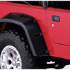 Bushwacker 10030-07 Black Max Coverage Pocket/Rivet Style Textured Finish Rear Fender Flares for 1997-2006 Jeep Wrangler TJ