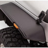 Bushwacker 10053-07 Black Jeep Flat Style Textured Finish Front Fender Flares for 2007-2018 Jeep Wrangler JK
