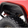 Bushwacker 10064-07 Black Jeep Flat Style Textured Finish Rear Fender Flares for 1984-2001 Jeep Cherokee