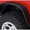 Bushwacker 10068-07 Black Jeep Flat Style Textured Finish Rear Fender Flares for 1987-1995 Jeep Wrangler YJ (Excludes Renegade)