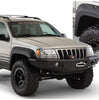 Bushwacker 10071-07 Black Jeep Cutout Style Textured Finish Front Fender Flares for 1999-2004 Jeep Grand Cherokee