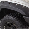 Bushwacker 10071-07 Black Jeep Cutout Style Textured Finish Front Fender Flares for 1999-2004 Jeep Grand Cherokee