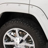 Bushwacker 10076-02 Black Pocket/Rivet Style Smooth Finish Rear Fender Flares for 2011-2016 Jeep Grand Cherokee (Excludes SRT8)