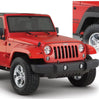 Bushwacker 10077-02 Black Pocket/Rivet Style Smooth Finish Front Fender Flares for 2007-2018 Jeep Wrangler JK