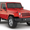 Bushwacker 10078-02 Black Pocket/Rivet Style Smooth Finish Rear Fender Flares for 2007-2018 Jeep Wrangler JK 2-Door