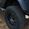 Bushwacker 10100-07 Black Jeep Flat Style Textured Finish Rear Fender Flares for 2018 -2023 Jeep Wrangler JL (Excludes Rubicon)