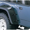 Bushwacker 10909-07 Black Jeep Cutout Style Textured Finish 4-Piece Fender Flare Set for 1987-1995 Jeep Wrangler YJ (Excludes Renegade)