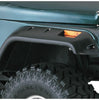 Bushwacker 10910-07 Black Jeep Cutout Style Textured Finish 4-Piece Fender Flare Set for 1956-1986 Jeep CJ5, CJ5A, CJ6, CJ6A, CJ7, Willys