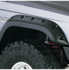 Bushwacker 10911-07 Black Jeep Cutout Style Textured Finish 4-Piece Fender Flare Set for 1984-2001 Jeep Cherokee 4-Door