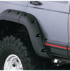 Bushwacker 10911-07 Black Jeep Cutout Style Textured Finish 4-Piece Fender Flare Set for 1984-2001 Jeep Cherokee 4-Door