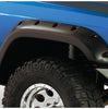 Bushwacker 10912-07 Black Jeep Cutout Style Textured Finish 4-Piece Fender Flare Set for 1984-2001 Jeep Cherokee 2-Door