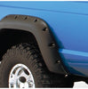Bushwacker 10912-07 Black Jeep Cutout Style Textured Finish 4-Piece Fender Flare Set for 1984-2001 Jeep Cherokee 2-Door