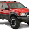 Bushwacker 10916-07 Black Jeep Cutout Style Textured Finish 4-Piece Fender Flare Set for 1993-1998 Jeep Grand Cherokee