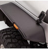 Bushwacker 10919-07 Black Jeep Flat Style Textured Finish 4-Piece Fender Flare Set for 2007-2018 Jeep Wrangler JK 2-Door
