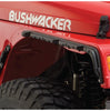 Bushwacker 10920-07 Black Jeep Flat Style Textured Finish 4-Piece Fender Flare Set for 1997-2006 Jeep Wrangler TJ
