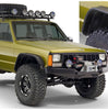 Bushwacker 10922-07 Black Jeep Flat Style Textured Finish 4-Piece Fender Flare Set for 1984-2001 Jeep Cherokee