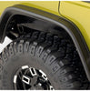 Bushwacker 10922-07 Black Jeep Flat Style Textured Finish 4-Piece Fender Flare Set for 1984-2001 Jeep Cherokee