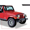 Bushwacker 14002 Black Trail Armor Side Rocker Panels for 1997-2006 Jeep Wrangler 2-Door, Pair