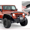 Bushwacker 14012 Black Trail Armor Rocker Panel and Sill Plate Covers for 2007-2018 Jeep Wrangler JK Unlimited 4-Door, Pair