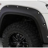 Bushwacker 171001-02 Black Pocket/Rivet Style Smooth Finish Front Fender Flares for 2011-2022 Volkswagen Amarok