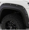 Bushwacker 171905-02 Black Pocket/Rivet Style Smooth Finish 4-Piece Fender Flare Set for 2017-2022 Volkswagen Amarok (Excludes Diesel); Fits 61.2 In. Bed