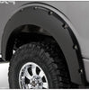 Bushwacker 20080-02 Black Pocket/Rivet Style Smooth Finish Rear Fender Flares for 2009-2014 Ford F-150 (Excludes Raptor)