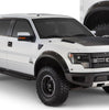 Bushwacker 20938-02 Black Pocket/Rivet Style Smooth Finish 4-Piece Fender Flare Set for 2010-2014 Ford Raptor