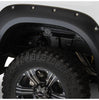 Bushwacker 30911-02 Black Pocket/Rivet Style Smooth Finish 4-Piece Fender Flare Set for 2007-2013 Toyota Tundra