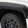 Bushwacker 40121-02 Black Pocket/Rivet Style Smooth Finish Front Fender Flares for 2014-2018 GMC Sierra 1500