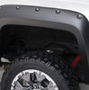 Bushwacker 40122-02 Black Pocket/Rivet Style Smooth Finish Rear Fender Flares for 2014-2018 Sierra 1500 (Incl Limited); 2015-2018 Sierra 2500 HD/3500 HD (Excludes Dually)