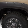 Bushwacker 40142-02 Black Pocket/Rivet Style Smooth Finish Rear Fender Flares for 2015-2020 GMC Canyon w/61.2 In. Bed