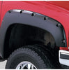 Bushwacker 40919-02 Black Pocket/Rivet Style Smooth Finish 4-Piece Fender Flare Set for 1988-2000 Chevrolet/GMC Trucks (Check Application Guide)
