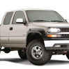 Bushwacker 40945-02 Black Extend-A-Fender Style Smooth Finish 4-Piece Fender Flare Set with Extended Coverage for 99-07 Silverado/Sierra Trucks (Check Application Guide)