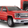 Bushwacker 40948-02 Black Pocket/Rivet Style Smooth Finish 4-Piece Fender Flare Set for 2003-2006 Chevrolet Avalanche w/o Body Cladding