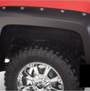 Bushwacker 40959-34 Pocket/Rivet Style Color Matched Black 4-Piece Fender Flare Set for 2016-2018 Silverado 1500; Fits 69.3 In. Bed