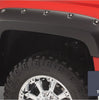 Bushwacker 40974-64 Pocket/Rivet Style Color Matched Abalone White Tricoat 4-Piece Fender Flare Set for 2016-2017 GMC Sierra 1500 Factory Mudflaps Must Be Removed