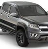 Bushwacker 40970-02 Black Pocket/Rivet Style Smooth Finish 4-Piece Fender Flare Set for 2015-2021 Chevrolet Colorado w/74 In. Bed