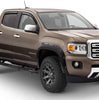 Bushwacker 40971-02 Black Pocket/Rivet Style Smooth Finish 4-Piece Fender Flare Set for 2015-2021 GMC Canyon w/61.7 In. Bed